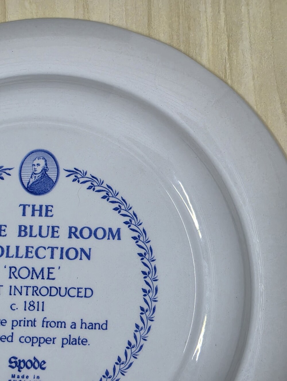 Spode Blue Room Collection Rome Dinner Plate Made In England - Picture 4 of 16